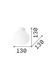 Потолочный светильник Ideal Lux Cotton PL1 D13 297750 на 1 лампу G9, белый, 13 см - изображение 2