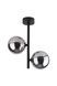 Люстра TK Lighting Estera 6706 на 2 лампи G9 чорний і сірий 34 см 27 см - зображення 1