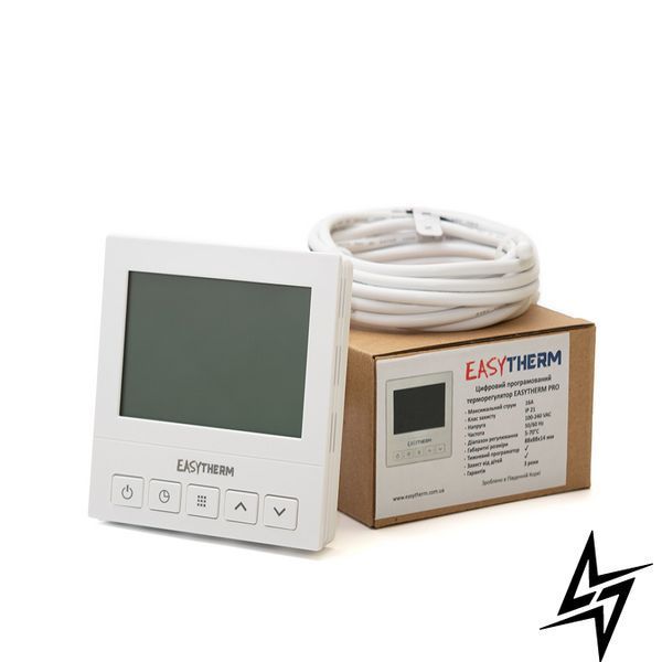 Терморегулятор Easytherm EASY PRO, 3000 Вт, програмований, великий екран фото