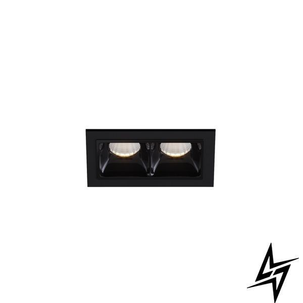 Точечный встраиваемый светильник Kloodi KD-POINT 2X2 4W 3K BK черный KD-POINT 2X2 4W 3K BK фото