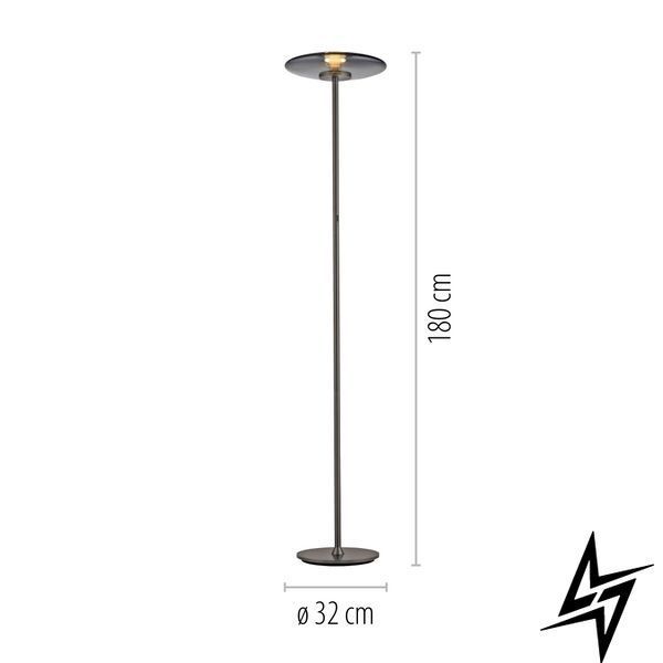 Торшер Paul Neuhaus Pure Vitrum 481-15 LED 14,2W 500Lm 2700K Серый фото