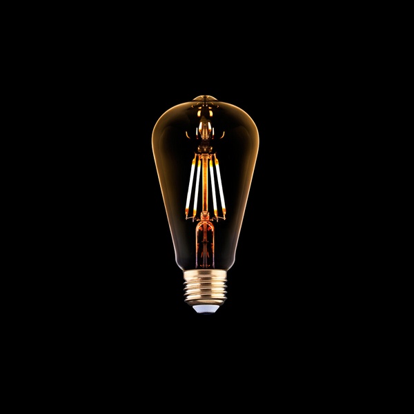 LED лампа Nowodvorski 9796 Vintage Led Bulb E27 4W 2200K 360Lm 13,8x6,4 см фото