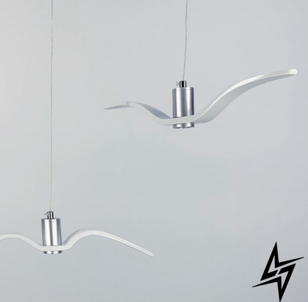 Декоративні підвісні світильники у формі птаха-чайки LE26071 LED 2W 4000K 8x39см Білий DE 11 фото наживо, фото в дизайні інтер'єру