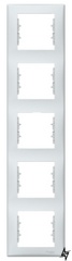 Пятиместная вертикальная рамка Sedna SDN5801533 (серая) Schneider Electric фото