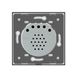 Сенсорная кнопка 2 сенсора Импульсный выключатель Livolo белый стекло (VL-C702H-11) фото 4/10