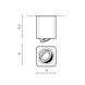 Точковий світильник для ванної Azzardo Brant AZ2824 24065 фото в дизайні інтер'єру, фото наживо 5/5