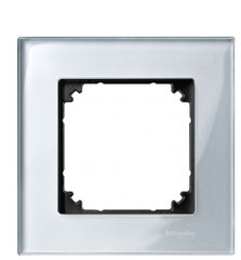 Рамка одинарная M-ELEGANCE glass Алмаз Schneider Electric Merten MTN4010-3260