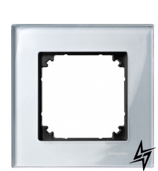Рамка одинарна M-ELEGANCE glass Алмаз Schneider Electric Merten MTN4010-3260 фото