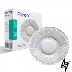 Врезной точечный светильник Feron 28857 7312В  фото в живую, фото в дизайне интерьера
