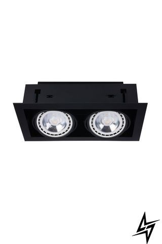 Точечный встраиваемый светильник Nowodvorski Downlight ES111 9570 черный 2&times;GU10 (111 мм) фото