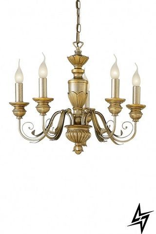 Люстра-свічки Ideal Lux 020822 Firenze Sp5 Oro фото