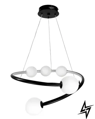 LED-люстра с акриловыми шариками в корпусе &Oslash;80 см, черная 26-11773 фото