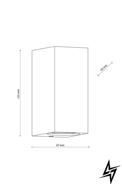 Уличный настенный светильник TK Lighting 10970 Axis фото
