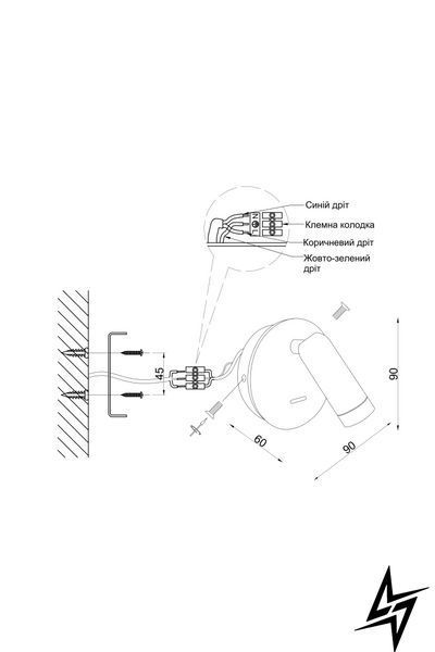 Настінне бра Laguna Lighting 27211-03 золото 2,5 Вт 4000 K 27211-03 фото