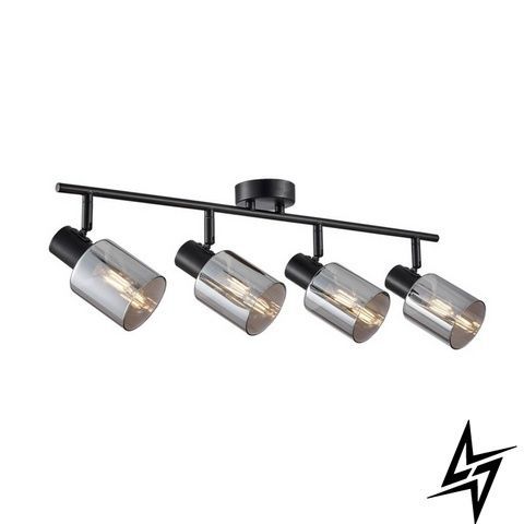 Спот Italux Santia SPL-65342-4-BK-SG чорний 4&times;E14 SPL-65342-4-BK-SG фото