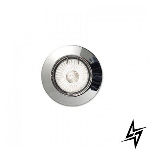 Точечный встраиваемый светильник Ideal Lux Jazz 83070 хром GU10 фото