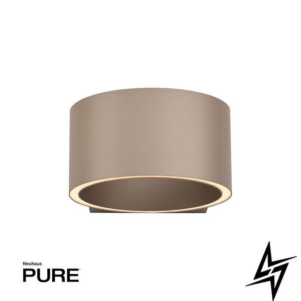 Paul Neuhaus Pure Clipse 8561-97 Бра настінне LED 13W 1100Lm 2700K Коричневий фото