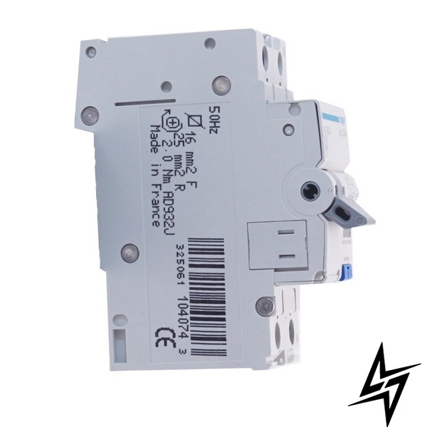 Диференціальний автоматичний вимикач 1 + N, 32A AD932J Hager фото