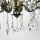 Підвісна кришталева люстра Crystal Life у бронзовому корпусі на 6 ламп LE41490 6xE14 60x60см Бронза 11549/6 фото в дизайні інтер'єру, фото наживо 7/7