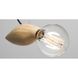 Підвіс Shrimp Lamp D9/W20 S23-13079 1xE27 20см Дерево 036037 фото в дизайні інтер'єру, фото наживо 6/6