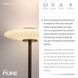 Paul Neuhaus Pure Vitrum 481-34 Торшер LED 14,2W 970Lm 2700K Коричневий - зображення 6