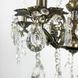 Підвісна кришталева люстра Crystal Life у бронзовому корпусі на 6 ламп LE41490 6xE14 60x60см Бронза 11549/6 фото в дизайні інтер'єру, фото наживо 3/7