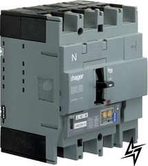 Автоматичний вимикач HEC041H h250 In = 40А 4P 70кА LSI Hager фото