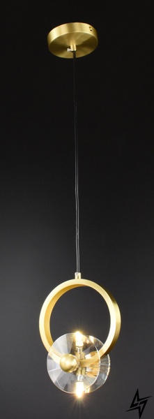 Потолочная люстра подвесная на 2 лампочки L23-37530 Латунь SGA6/2 фото в живую, фото в дизайне интерьера