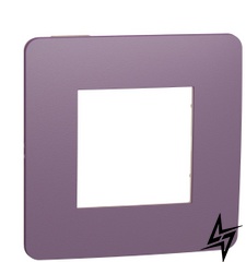 Однопостовая рамка Unica New Studio Color NU280215 лиловый/бежевый Schneider Electric фото