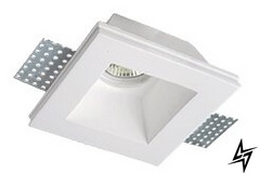 Точковий світильник з гіпсу Viokef Ceramic 4071400  фото наживо, фото в дизайні інтер'єру