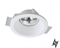Гипсовый светильник точечный Viokef BOSTON 4116300  фото в живую, фото в дизайне интерьера