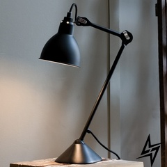 Настольный светильник H53 S23-12480 1xE14 38x53см Черный 2402 фото в живую, фото в дизайне интерьера