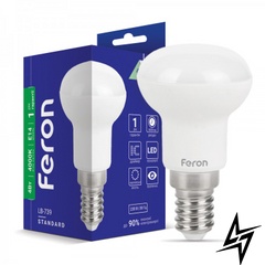 LED лампа Feron 25981 Standart E14 4W 4000K 3,9x6,8 см фото