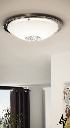 Потолочный светильник Eglo Acolla 95641 ЛЕД 89455 фото в живую, фото в дизайне интерьера