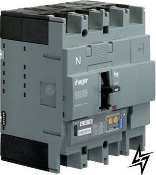 Автоматический выключатель HEC041H h250 In=40А 4P 70кА LSI Hager фото