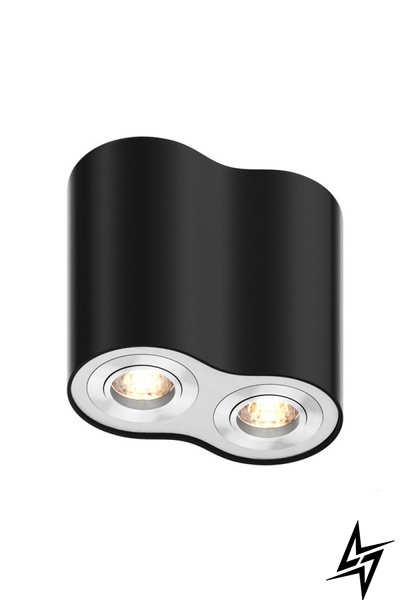 Точечный накладной светильник Zumaline Rondoo 50407-BK 78364 фото в живую, фото в дизайне интерьера