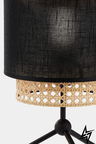 Декоративная настольная лампа TK Lighting Boho Black 5567 49508 фото в живую, фото в дизайне интерьера