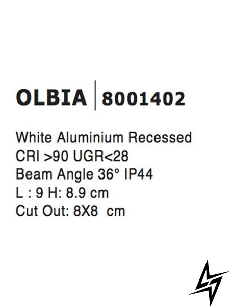 Врізний точковий світильник Nova luce Olbia 8001402 LED  фото наживо, фото в дизайні інтер'єру