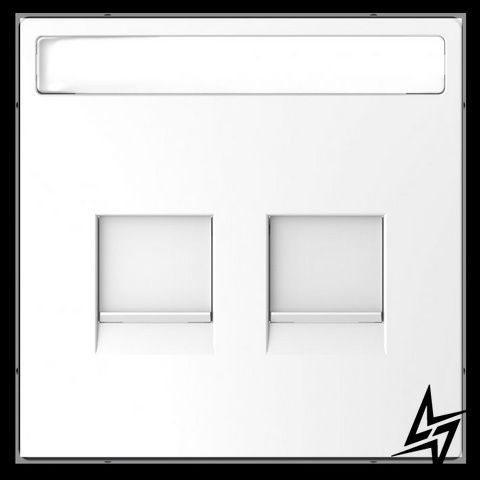 Лицевая панель компьютерной розетки Schneider Electric MEG4564-6035 Merten D-Life, белая, глянцевая MEG4564-6035 фото