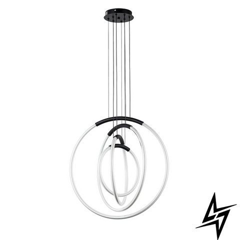 Люстра Levistella 7812022 (300+400+500+600) BK LVS6118 LED 46 Вт 3000 K H 60 см 7812022 (300+400+500+600) BK фото