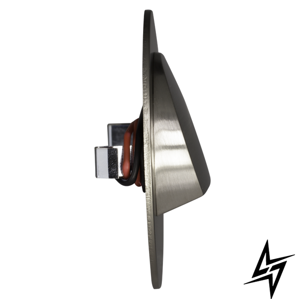 Настенный светильник Ledix Rubi с рамкой 09-211-21 врезной Сталь 5900K 14V ЛЕД LED10921121 фото в живую, фото в дизайне интерьера