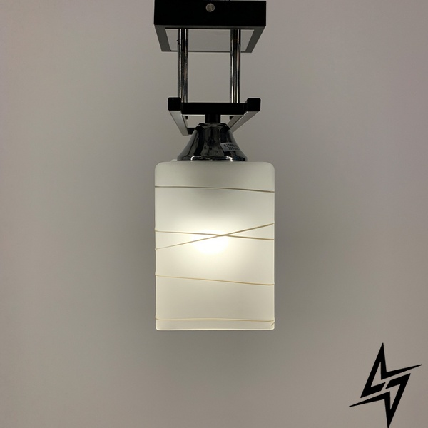 Потолочный светильник DUO LINE в черном корпусе на 2 плафона LE39563 Черный/Белый 10x30x36см 2xE27 50611/2 фото в живую, фото в дизайне интерьера