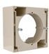 Коробка для зовнішнього монтажу одиночна Asfora Кремова EPH6100123 Schneider Electric - зображення 1