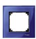 Рамка одинарная M-ELEGANCE glass сапфир Schneider Electric Merten MTN4010-3278 фото 1/3