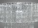 Люстра підвіс зі скляними елементами D23-32769 хром 816/500CH фото в дизайні інтер'єру, фото наживо 4/4