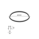Магнітний шинопровід LTX IN_RING TRACK R 09.R200.BK чорний 09.R200.BK - зображення 2