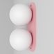 Настінний світильник Bubble B Pink (RAL 3015) Рожевий  фото в дизайні інтер'єру, фото наживо 1/10