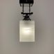 Стельовий світильник DUO LINE в чорному корпусі на 2 плафони LE39563 Чорний/Білий 10x30x36см 2xE27 50611/2 фото в дизайні інтер'єру, фото наживо 5/6