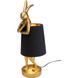 Настільний світильник Animal Rabbit Gold/Black 50cm S23-38569 17x50x20 см 55796 фото в дизайні інтер'єру, фото наживо 3/6