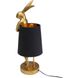 Настольный светильник Animal Rabbit Gold/Black 50cm S23-38569 17x50x20 см 55796 фото в дизайне интерьера, фото в живую 5/6